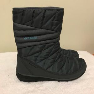 Botas para invierno size 6.5, color gris, marca Columbia